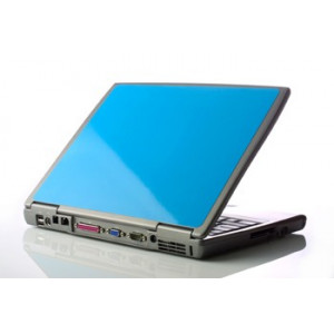 Blue laptop cover skin