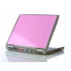 Pink laptop protective skin cover