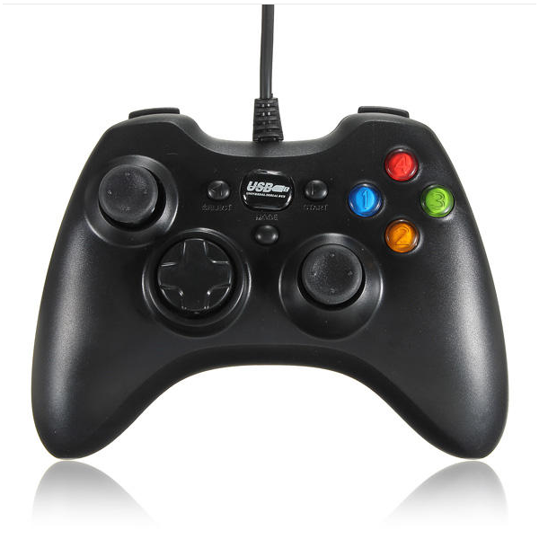 Dual Shock Wired USB Game Controller Joypad for PC - UK Clearance ...
