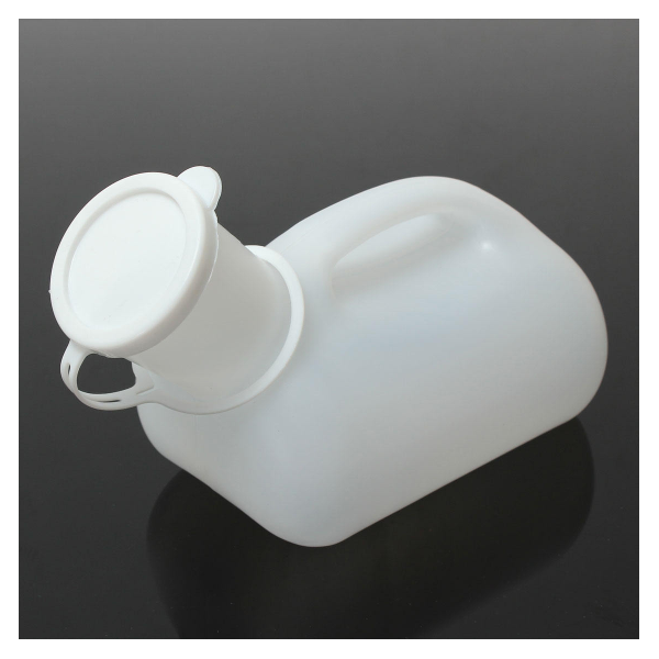 spill resistant portable urine bottle