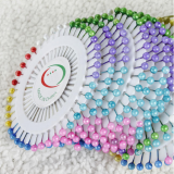 480 piece multi colour round head pins