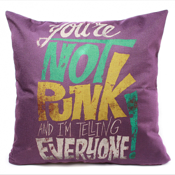Purple modern cushion cover