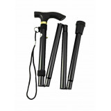 A lightweight folding metal walking cane walking stick