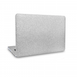 Silver glitter protective laptop sticker skin