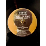 Real record clock Oasis 12 vinyl LP Whats the Story / Champagne Supernova