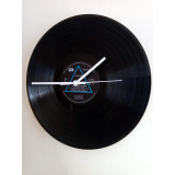 Dark Side Of The Moon 12 inch LP record clock