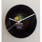 Happy Mondays 7 Inch Vinyl Record Clock Rave on - Hallelujah Madchester