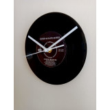 Queen & David Bowie 7 Inch Record Clock Under Pressure Vinyl Record Clock