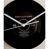Under Pressure Queen and Bowie Record Clock