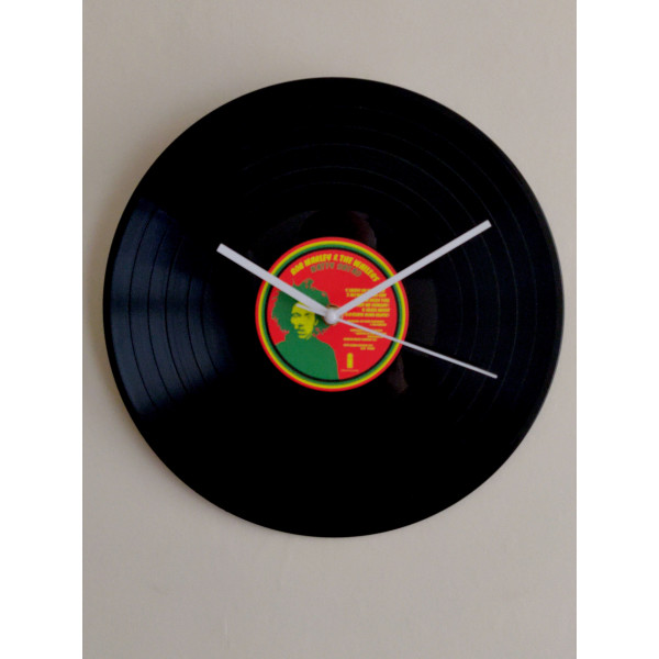 Bob Marley Record Clock Real Vinyl LP Natty Dread Unique Gift Reggae Fan