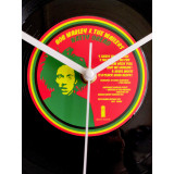 Bob Marley Real Record Clock Natty Dread Unique Gift Reggae Fan