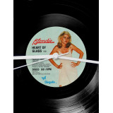 Blondie Heart Of Glass Vinyl record clock unique gift for music memorabilia collector