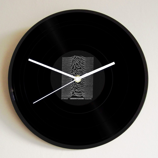 Joy Division 12 inch Vinyl Record Clock LP Unknown Pleasures