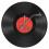 12 inch Vinyl Record Clock With Record Player Tone Arm Style Clock hands