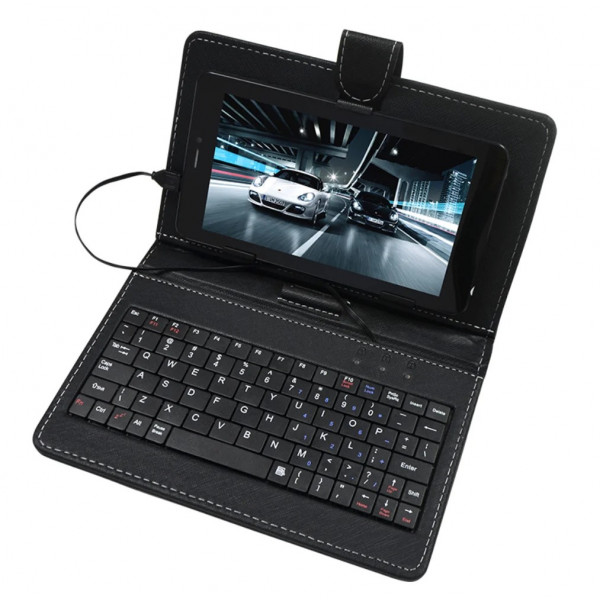 10 inch tablet leather case & keyboard