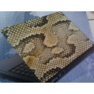 Snake skin design laptop sticker