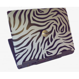 Zebra print laptop skin - Animal print protective sticker