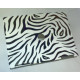 Zebra print laptop skin - Animal print protective sticker