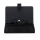 7 inch tablet leather case & keyboard