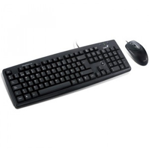 Black keyboard and mouse set (new)