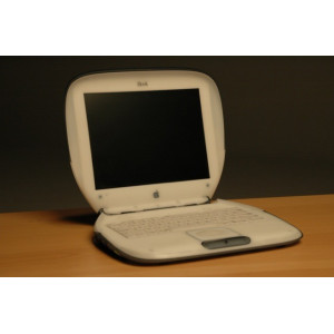 Apple iBook clamshell with Mac OS X
